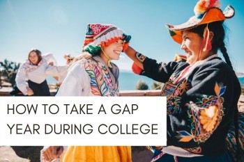 How to take a gap year during college